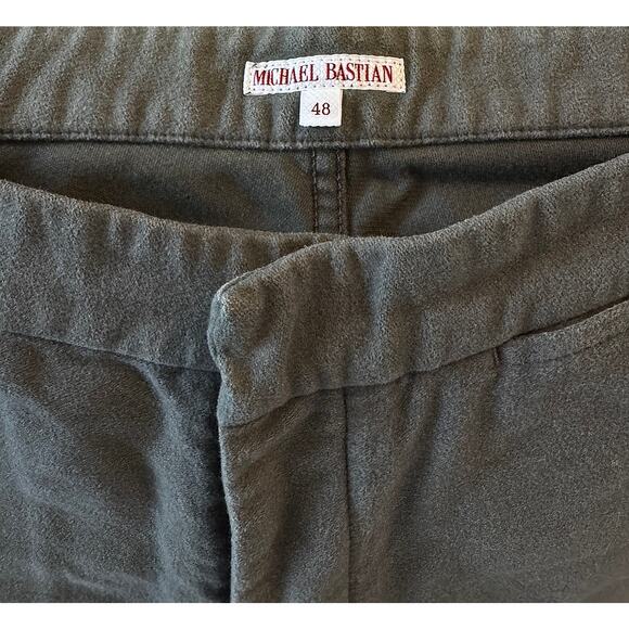 MICHAEL BASTIAN Adjustable Waist Shadow Gray Pants - Picture 3 of 5